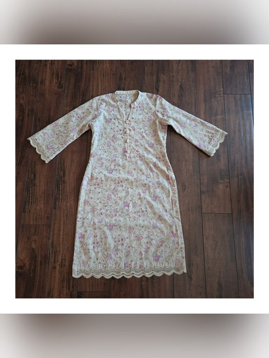 Bareeze Other - Embroidered Salwar Kameez Dupatta Long Scarf Sand Cotton Party Wear Dress